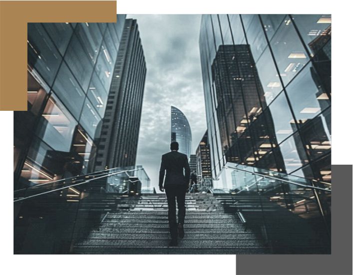 Cityscape and Businessman